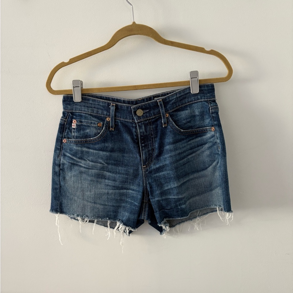 AG Cutoff Boyfriend Denim Shorts